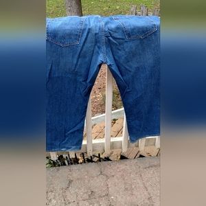 Old navy blue jeans